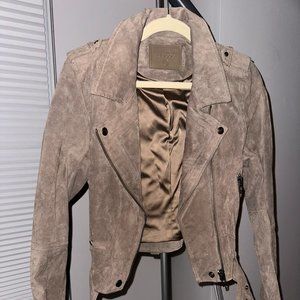 Blank NYC Genuine Leather/Suede Moto Jacket, size M, Like New